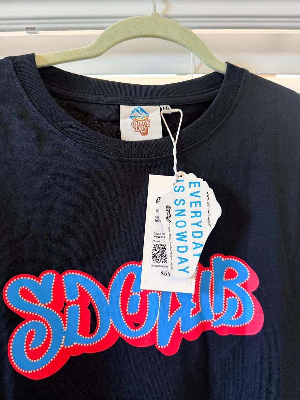 SnowDay SDCUB Graphic T-Shirt Black - Men’s XXL - Picture 2 of 5